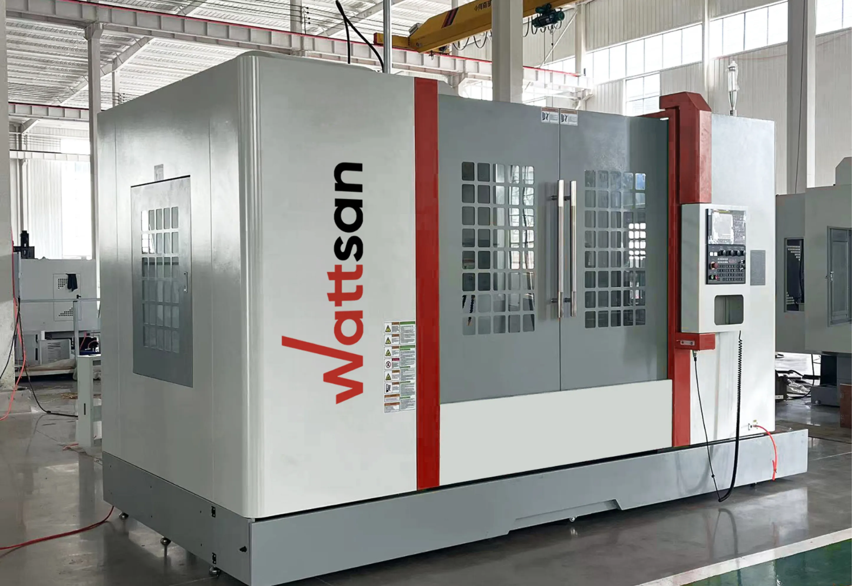 Вертикальный фрезерный станок Wattsan для обработки металлических заготовок