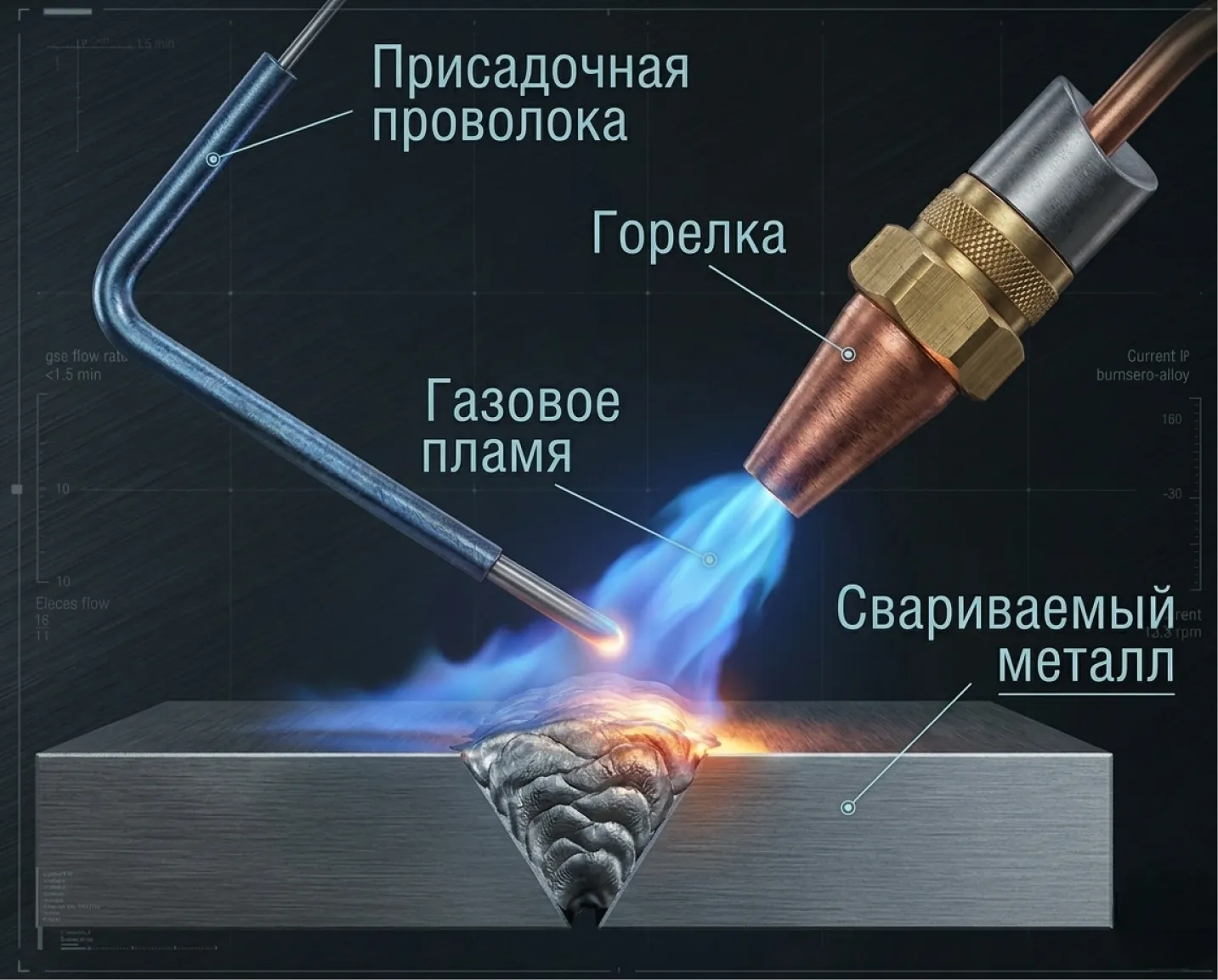 Принцип работы газовой сварки