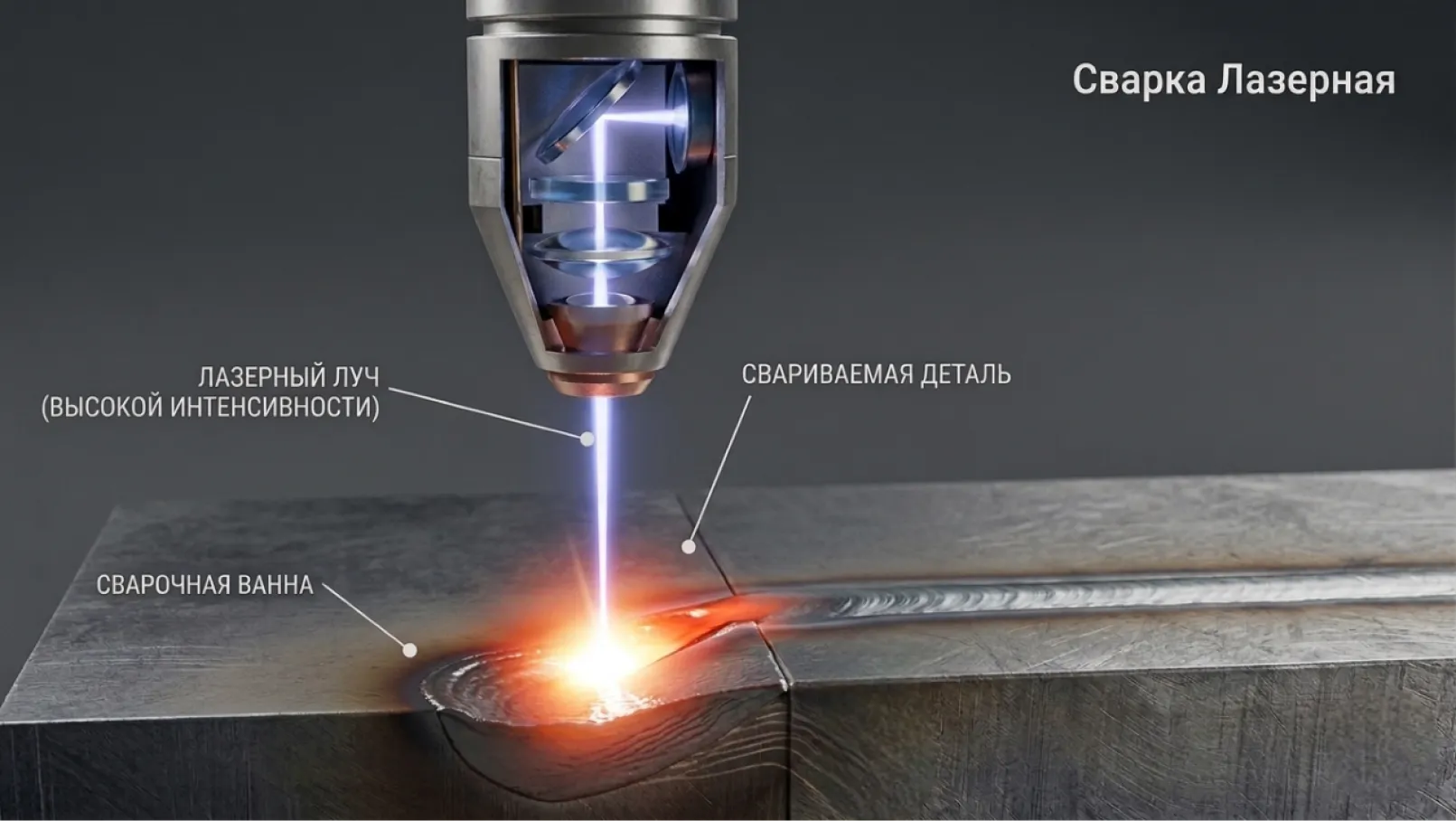 Принцип работы лазерной сварки