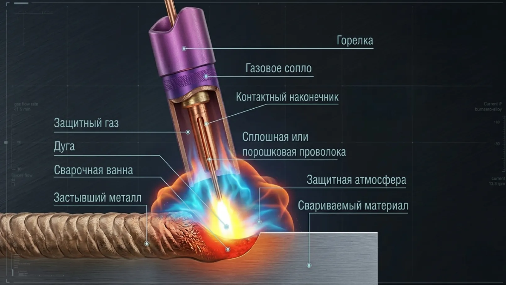 Принцип работы сварки MIG
