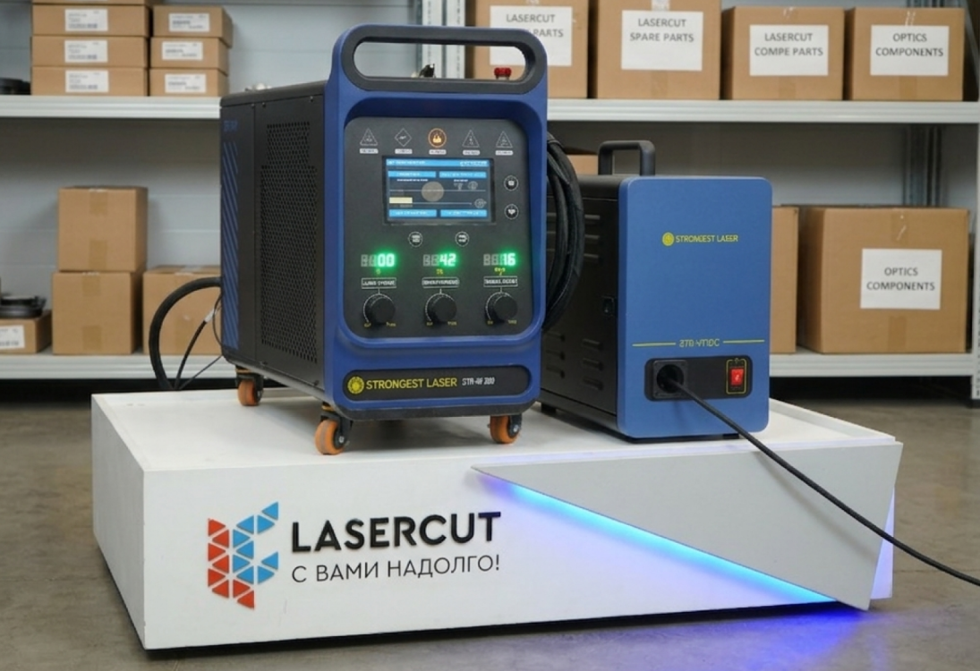 омплект оборудования для лазерной сварки: основной блок STR-HW 200 и механизм подачи проволоки STR-WF00C