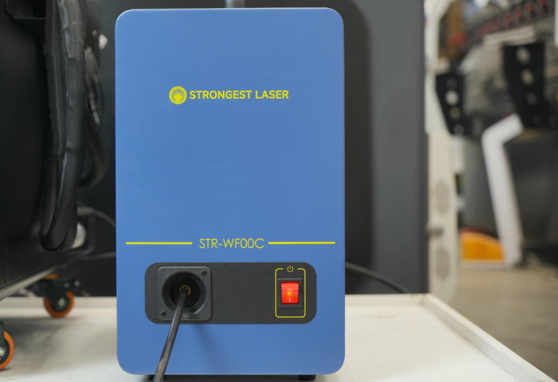 Передняя панель синего блока подачи проволоки Strongest Laser (STR-WF00C).