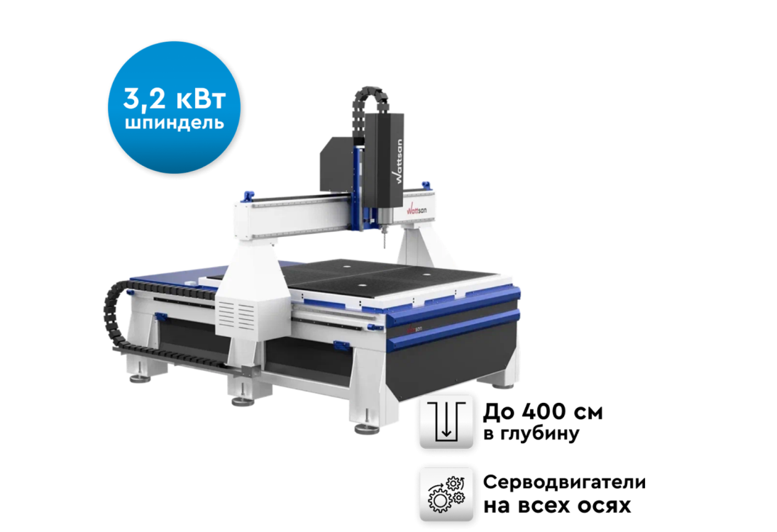 Превью 1 к Фрезерный станок с ЧПУ WATTSAN M2 1616