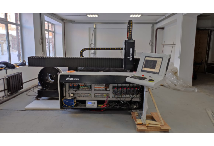 Превью 29 к Лазерный станок по металлу WATTSAN 1530S ROTATORY TABLECHANGE 7000 Вт Raycus