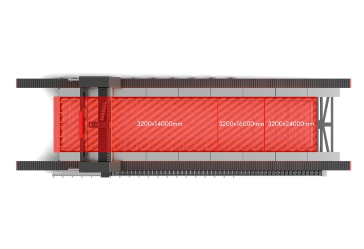 Превью 5 к Широкоформатный лазерный станок Wattsan Large Cabin 3224 4 кВт Raycus