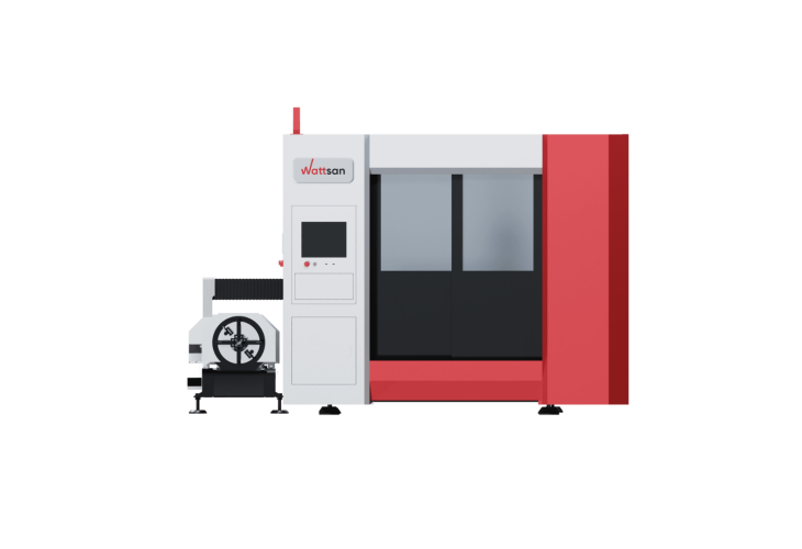 Превью 12 к Лазерный станок по металлу WATTSAN 1530S TABLECHANGE ROTATOTY CABINE 4000 Вт Maxphotonics