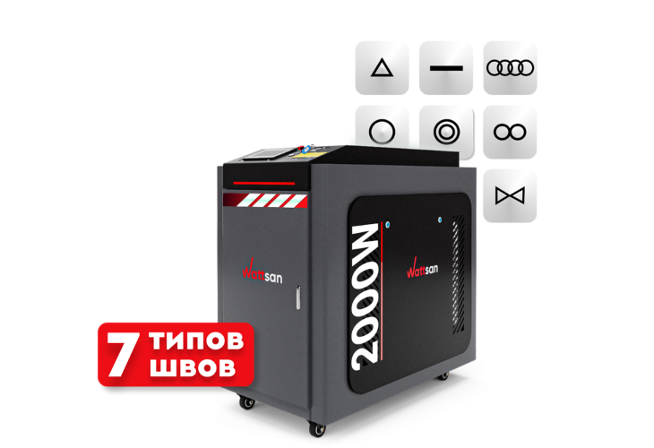 Превью 1 к Ручная лазерная сварка <br>5 в 1 Wattsan G2 Pro 2000 Вт Raycus