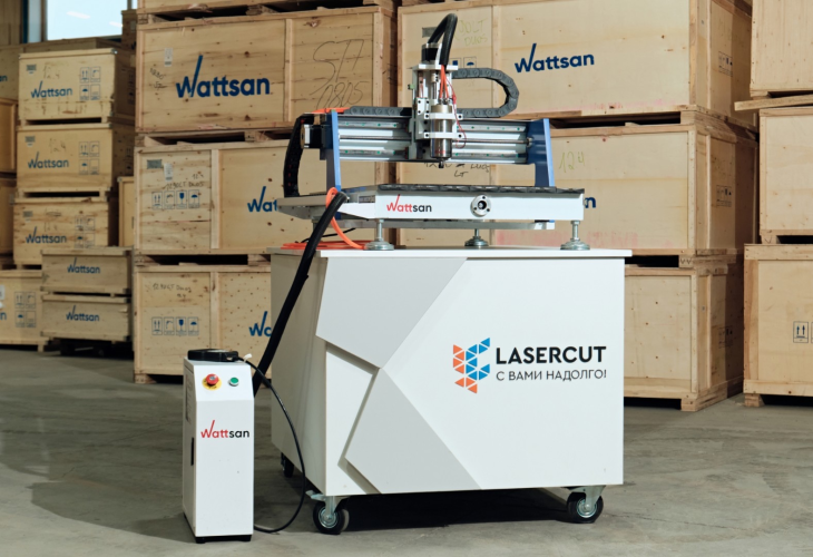 Превью 2 к Фрезерный станок с ЧПУ WATTSAN 0609 MINI NcStudio