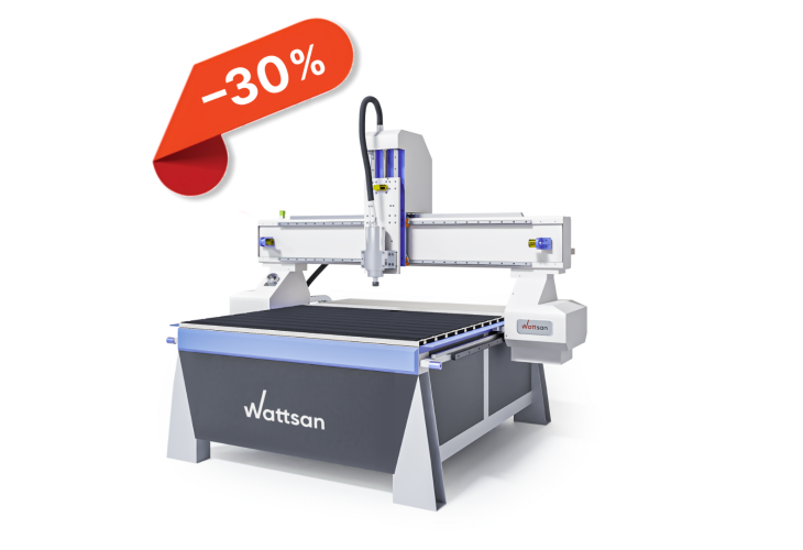 Превью 1 к Фрезерный станок с ЧПУ WATTSAN A1 1313 NcStudio