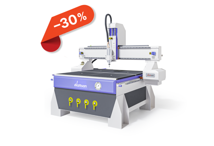 Превью 1 к 3D Фрезерный станок с ЧПУ WATTSAN M1 1313 NcStudio