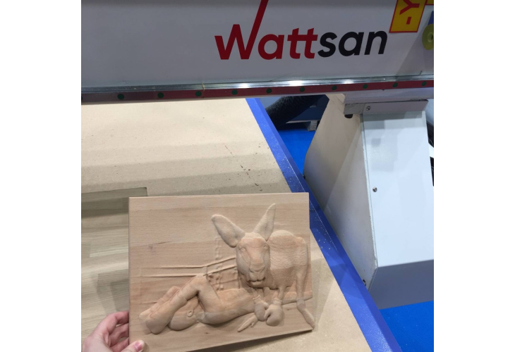Превью 6 к 3D Фрезерный станок с ЧПУ с 4 шпинделями WATTSAN M1 1313 S4 NcStudio