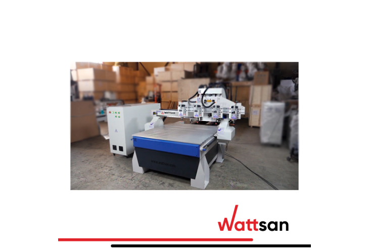 Превью 3 к 3D Фрезерный станок с ЧПУ с 4 шпинделями WATTSAN M1 1313 S4 NcStudio