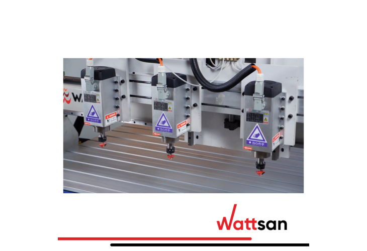 Превью 9 к 3D Фрезерный станок с ЧПУ с 4 шпинделями WATTSAN M1 1313 S4 NcStudio