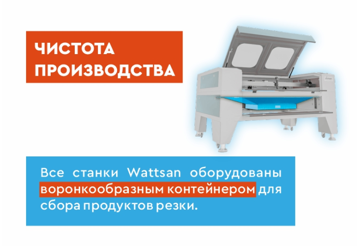 Превью 7 к Лазерный станок  с ЧПУ WATTSAN 6090 ST Статичный стол 80 Вт Lasea F2