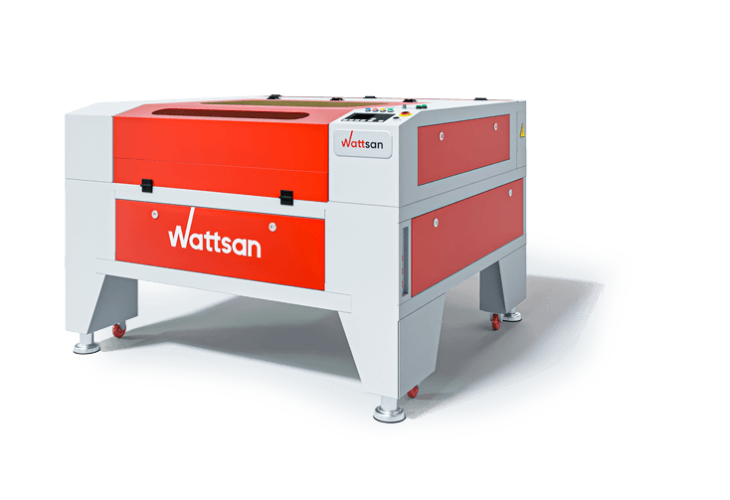 Превью 1 к Лазерный станок  с ЧПУ WATTSAN 6090 ST Статичный стол 80 Вт Lasea F2