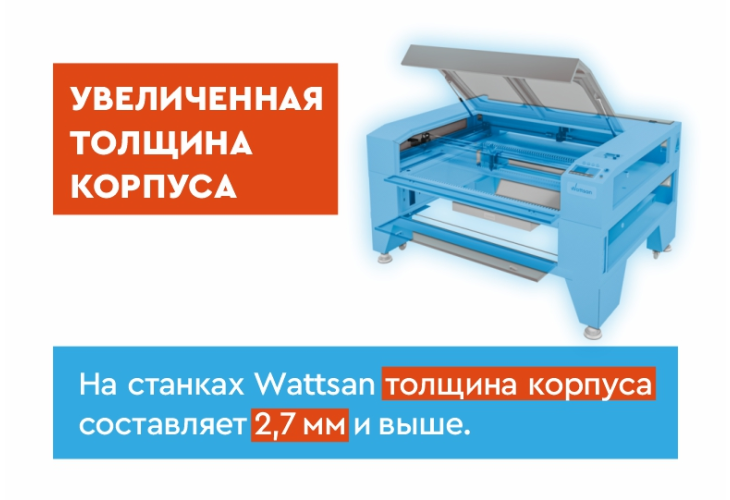 Превью 12 к Лазерный станок  с ЧПУ WATTSAN 6090 ST Статичный стол 80 Вт Lasea F2