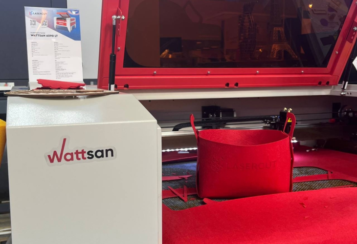 Превью 24 к Лазерный станок  с ЧПУ WATTSAN 6090 ST Статичный стол 80 Вт Lasea F2