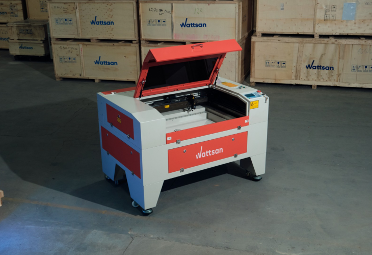 Превью 2 к Лазерный станок с ЧПУ WATTSAN 6090 LT— Подъёмный стол 80 Вт Reci W2