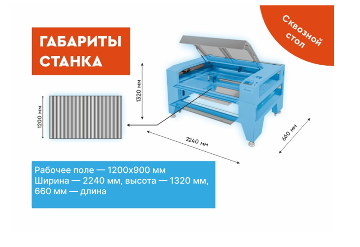 Превью 22 к Лазерный станок WATTSAN 1290 ST Статичный стол 110 Вт Reci W4