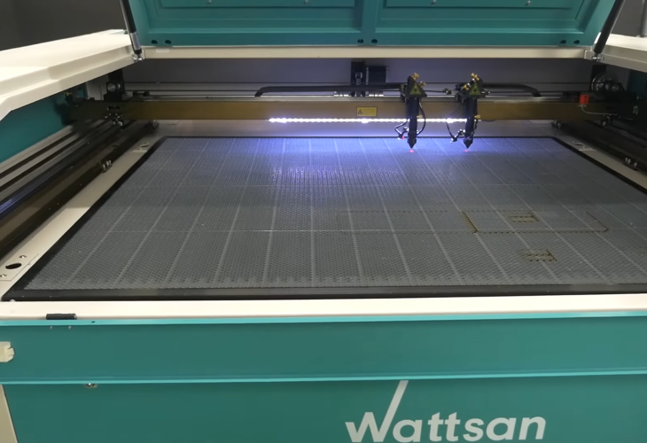 Превью 3 к Лазерный станок с ЧПУ WATTSAN 1290 Duos ST Статичный стол 100 Вт Reci W4