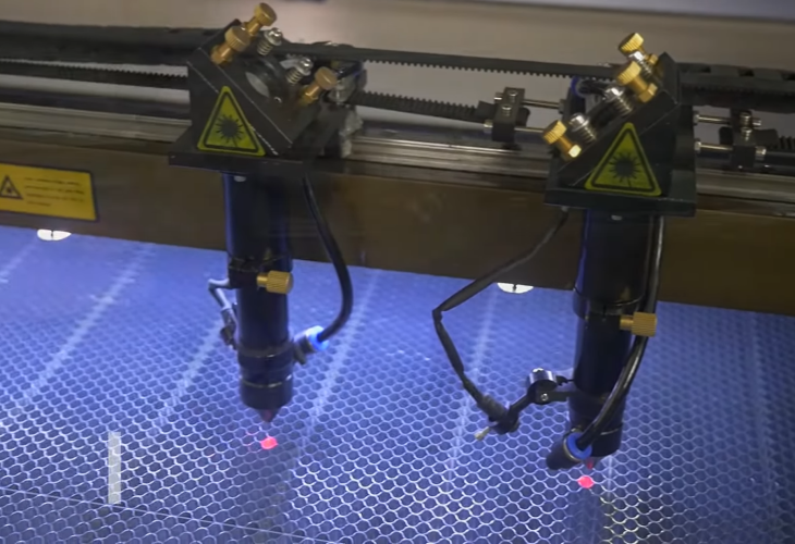 Превью 5 к Лазерный станок WATTSAN 1290 Duos LT Подъёмный стол 120 Вт Reci W4