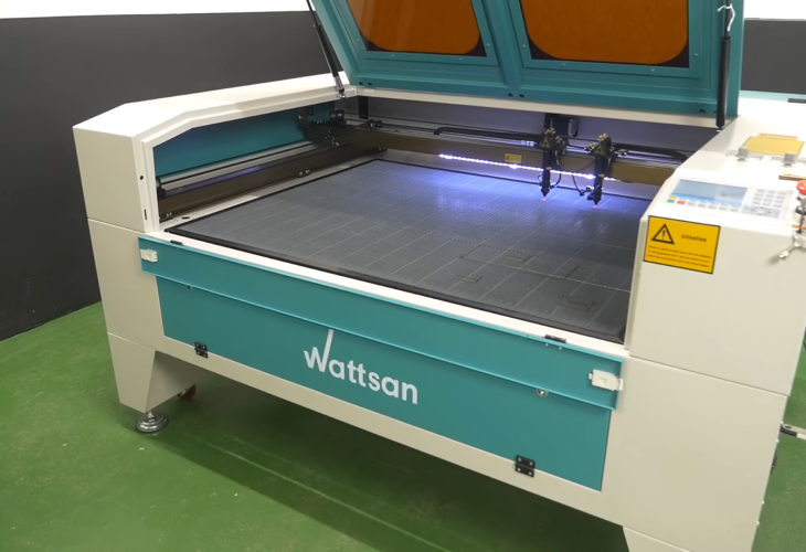 Превью 2 к Лазерный станок WATTSAN 1310 Duos LT Подъёмный стол 100 Вт Reci W4