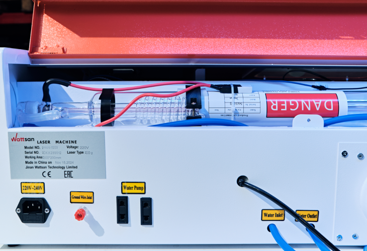 Превью 5 к Лазерный станок с ЧПУ WATTSAN 1610 Duos ST Статичный стол 110 Вт Reci W4