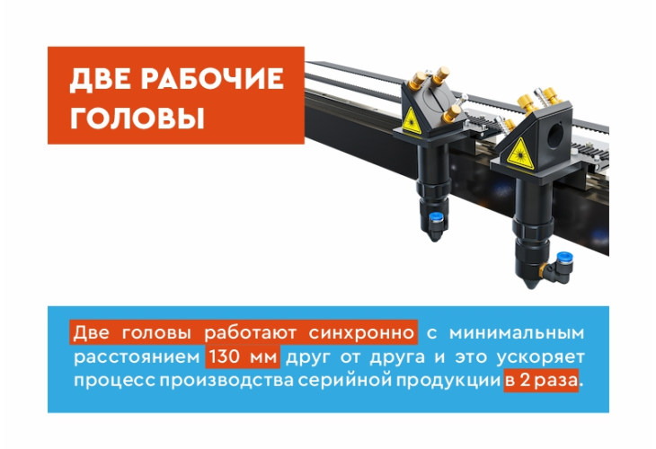 Превью 28 к Лазерный станок WATTSAN 1610 Duos LT Подъёмный стол 120 Вт Lasea F4