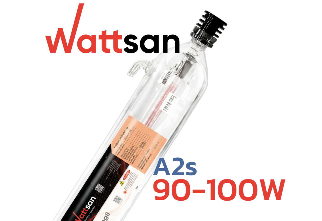Превью 1 к Лазерная трубка CO2 Wattsan A2S 90-100 Вт для лазерных станков
