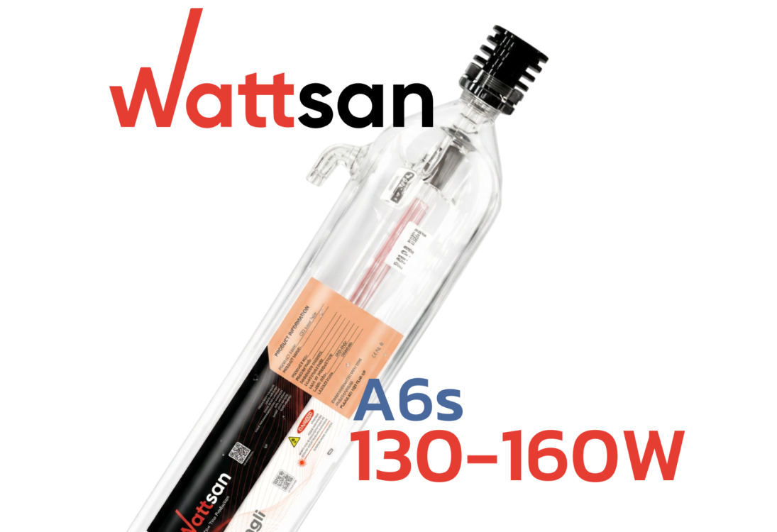 Превью 1 к Лазерная трубка CO2 Wattsan A6S 130-160 Вт для лазерных станков