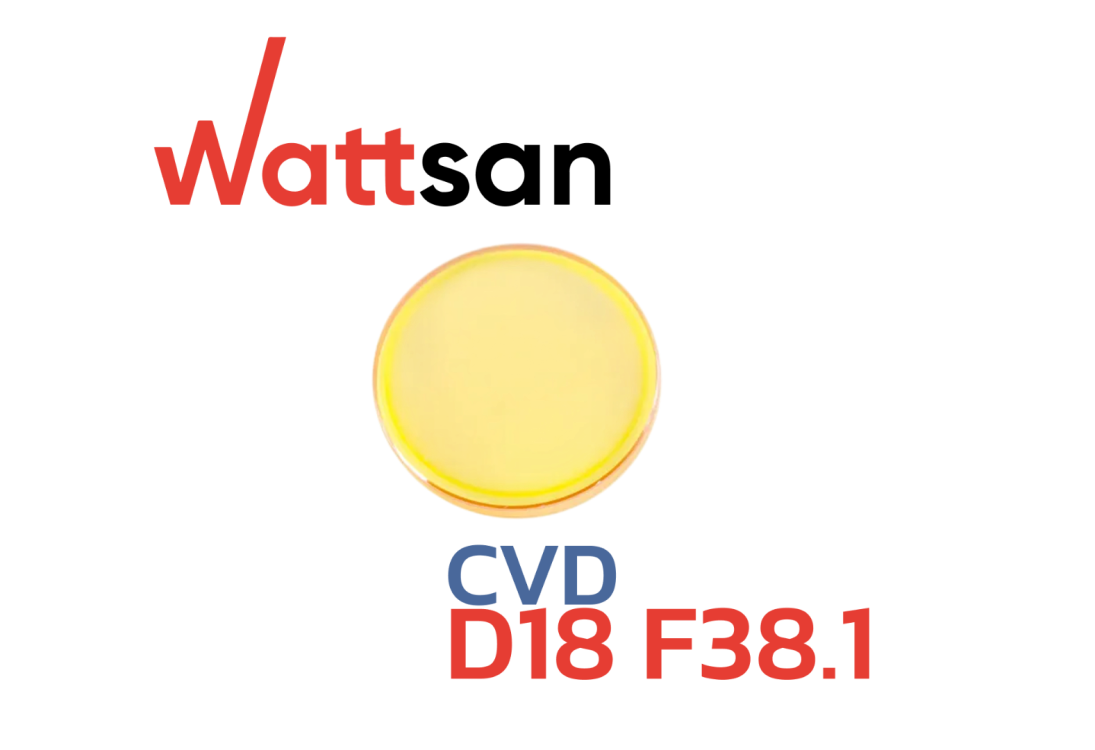 Превью 1 к Фокусирующая линза для лазерного станка CO2 Wattsan D18 F38,1