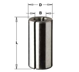Втулка разрезная D=8-9,5 L=25