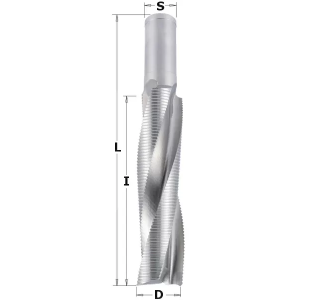 Фреза спиральная монолитная 50x215x295 Z=3R S=30 RH