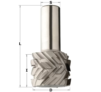 Фреза пазовая DP 50x25x55 d=50 I=28 L=85 Z=3+3 RH