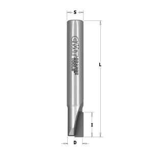 Фреза пазовая DP Z1 NEG. DP S=8 D=8x15x65 RH