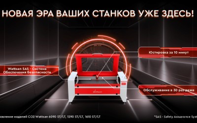 Модернизация CO2-станков Wattsan — новое поколение решений